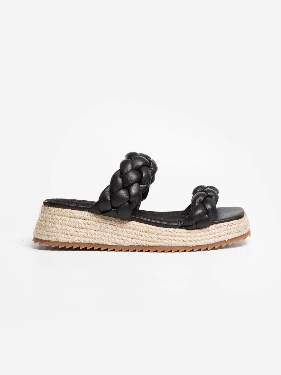 FLATFORM LEATHER SANDAL